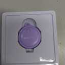 Air Tracker Item Finders, Bluetooth Locator Works with Apple Find My (iOS), Item Tracker for Your Keys, Wallet, Backpack, Pet, Replaceable Battery, Comess with Keychain Cover (Purple)