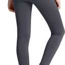 G4Free BareFeel Girls Leggings High Waist Athletic Yoga Pants with Pockets Dance Running Tights 6-12 Years (Black, M)