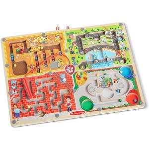 Melissa & Doug PAW Patrol Wooden 4-in-1 Magnetic Wand Maze Board - FSC Certified