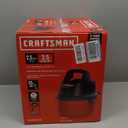 CRAFTSMAN CMXEVBE17250 2.5 Gallon 2.5 Peak HP Wet Dry Vac, Portable Shop Vacuum Wet and Dry with Filter Bag, Hose and Attachments for Cleaning in the Home