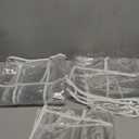 AYNINENG Plastic Dining Chair Protector, Chair Covers with Backrests, Clear PVC Waterproof Seat Cover, Keep Your Dinning Chair Away from Dust/Stains/Cat Dog Hair/Scratches (3)