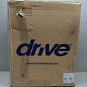 Drive Medical Lightweight Folding Transport Wheelchair - Reliable Mobility Support - Durable Steel Frame - Swing-Away Footrests - Compact Travel Design - Silver