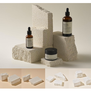 5PCS Original Design Product Photography Background Prop Set, Waterproof Hard Aromatherapy Gypsum Cube Props for Cosmetics Jewelry Ornaments Makeup Skin Care Small Product