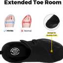 FitVille Diabetic Shoes for Men Extra Wide Width XX-Wide Orthopedic Slip-on Shoes Adjustable Closure Walking Sneakers with Arch Support Cushioning Therapeutic for Swollen Feet, 14 XX-Wide