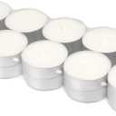 Stonebriar 20 Pack Unscented Mega Oversized Tea Light Candles with 9 Hour Extended Burn Time