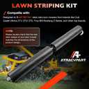 ATRACYPART 19A70060 OEM Lawn Striping Kit for Cub Cadet ZT1 Ultima 42" / 50" / 54" Stamped Deck - Compatible with Zero Turn Mowers (Replacement Grass Striping Roller Kit)