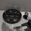 Proscenic WiFi Robot Vacuum and Mop 3000 Pa with Gyro Navigation, Boundary Strip, Self-Charging -3 Modes for Hard Floors and Carpets WiFi. Remote Control -Dark Black