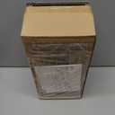 Snowy Solar Owl With Motion Detector, Flashing Eyes, Spinning Head, Realistic Hooting and Silent Mode, Outdoor Statue, Winter Garden Decoration for Home, Patio and Fence