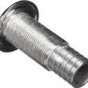 Attwood Stainless Steel Barbed Standard Length Straight Thru-Hull (One Size)