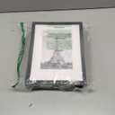 upsimples 9x12 Picture Frame Set of 5, Display Pictures 6x8 with Mat or 9 x 12 Without, Wall Gallery Photo Frames, Black