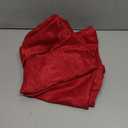 Rectangle Table Cloth Linen Farmhouse Stainproof Waterproof Washable Polyester Oblong Rectangular Fabric Table Cover for Kitchen Dining Dinner (Red, 52 X 70 Inch)