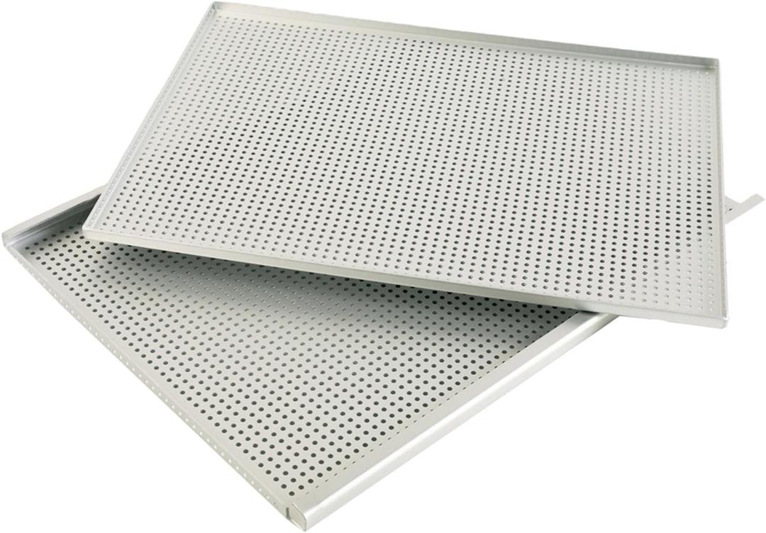 Baking Sheet for Oven Stainless Steel Baking Sheet Puff Pastry Baking Pan Nonstick Cookie Mille Feuille Sheet, Heavy Duty Cooling Sheet Rack for Cooking & Roasting (Thickness 2mm)