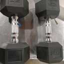 CAP Barbells, 25 LB Coated Hex Dumbbell Weight, New Edition