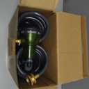 Coil Hose 25FT EVA Coil Garden Hose With 3/4'' Brass Connector Coiled Water Hose Lightweight And No Kink Includes 7 Patterns Spray Nozzle For Outdoors Lawn Watering Car Washing