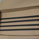 NearMoon Swivel Towel Rack, 19.5" Thicken 304 Stainless Steel 4-Arm Towel Bar, Space Saving Wall Mounted Towel Holder with Hook, Rustproof Swing Out Towel Hanger for Bathroom, Kitchen (Matte Black)