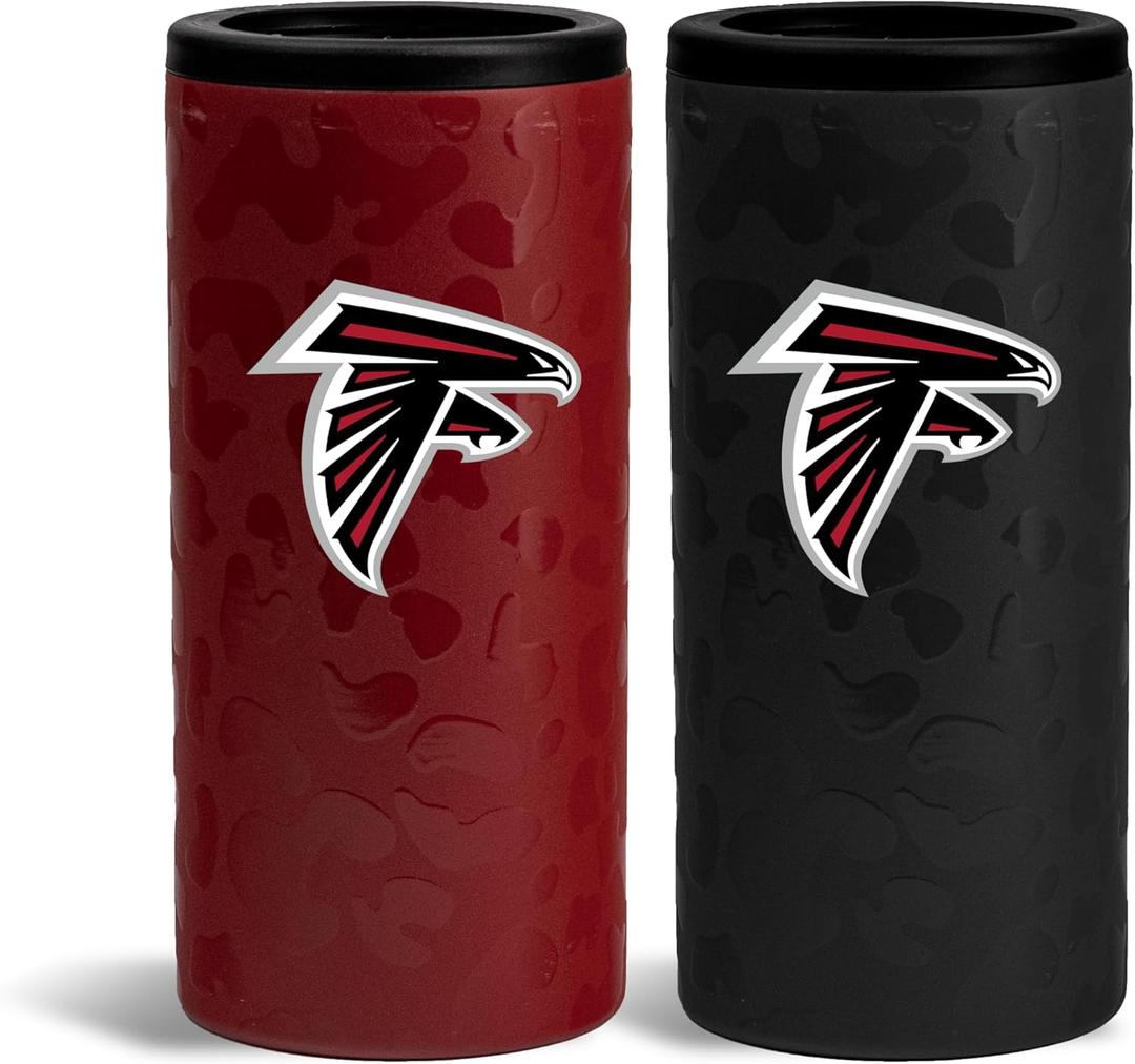 The Memory Company 2-Pack Home/Away Leopard SS Slim Can Coolie