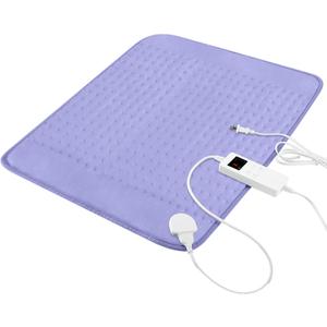 Heating Pad for Back, Neck, Abdomen, Fast Heating Electric Pad for Neck and Shoulders, Soft Dry/Moist Therapy, Auto Off Timer, Cozy Mother' s Day Gift Perfect for Women/Moms
