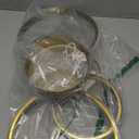 Sovinzert Dimmable Modern LED Ceiling Light, 4 Rings 3000K-6000K LED Gold Close to Ceiling Light, Flush Mount Ceiling Lights Fixture for Bedroom, Kitchen, Laundry Room,Office