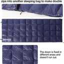 ShinHye Ultralight Adult Sleeping Bag 500g Premium Duck Down - Waterproof & Compressible 3-Season Camping/Backpacking 40-59 with Compression Sack