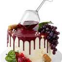 Chunful 8 Pcs Wine Party Decorations Aging Like Fine Wine Birthday Decoration Tasting Party Supplies Artificial Grape Acrylic Goblet for Birthday Wedding Banquet