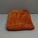Puncuntex Burnt Orange Throw Blanket 50"60" inches Fuzzy 3D Jacquard Decorative Flannel Fleece Super Soft Plush Cozy Blanket for Couch Sofa Chair Lightweight