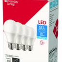 Everyday Living LED 60w replacement 10w Soft White A19 Non-Dimmable 760 Lumens