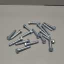 CONFAST LDC123 1/2" x 3" Zinc Plated Large Diameter Concrete Screw for Anchoring to Masonry, Brick or Block (18 Pack)