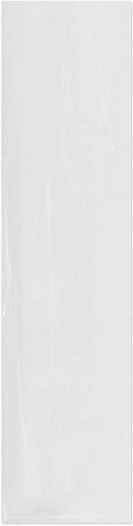 Plymor 5" x 20" (Pack of 100), 2 Mil Flat Open Clear Plastic Poly Bags