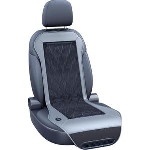 Cooling Car Seat Cover Front Seat,12V-24V Semiconductor Ventilated Car Seat Cooling Pad with 3 Temp Modes,Seat Coolers Universal Fit for SUV/Truck (Cool Grey)