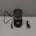 SHARDOR Electric Super Silent Blade Coffee Grinder, Timed Grind Control Rotary Knob, Adjustable Coarse to Fine for Coffee Beans, Spices & Herbs, with 1 Removable Stainless Steel Bowl, Black