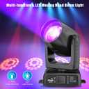 Big Dipper LB150 150W Moving Head Beam Light - DMX512 Controlled Stage Lighting with 12 Colors & 12 Gobos, Sound-Active, Auto Programs for DJ Show Concert Beam Angle 2.8