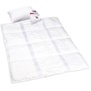 ZPECC Toddler Down Alternative Comforter, 39x47 Hypoallergenic Baby Blanket Quilt, Soft Breathable Lightweight All Season Kids Duvet Insert for Crib Stroller Cot Daycare, White (1 Count (Pack of 1))