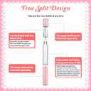 2PCS Travel Perfume Bottle 10ml Atomizer Perfume Spray Bottle Pink | Mini, Portable, Cologne Dispenser, Leather, Empty, Fragrance Pump Dispenser, for Many Scenes, Gifts, Small, Refill Sample