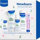 Mustela Newborn Arrival Gift Set  Baby Skincare & Bath Time Essentials  Natural & Plant Based  5 Items Set