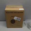 Greenhouse Heater with Thermostat, 1500W Electric Outdoor Heaters for Patio, Overheat Protection, Fast Heating, IPX4 Waterproof, Green House Heaters for Plants, Grow Tent, Outdoor, Yellow