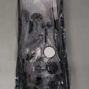 Cable Management, 25'' Cable Management Under Desk No Drill, Metal Cord Organizer with Clamp for Standing Desk, Cable Organizer for Home Office, Black (25'' (1 Pack))