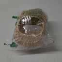 Taiyin 3 Pack Rattan Flower Girl Basket Small Half Moon Straw Wicker Basket with Handle Ideal for Wedding Flower Girl,Picnic,Garden Storage and Home Decor (Nature)