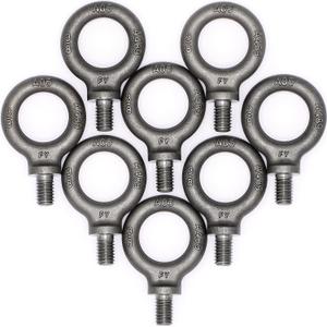 Box of 8 Pcs Lifting Shoulder Eye Bolts 3/8"-16 X 5/8" (Self Colored)