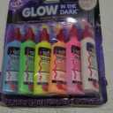 TULIP Dimensional Glow Fabric Paint, 6-Pack, Glow, Multi Color (29025) (7.5 Fl Oz (Pack of 1))