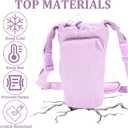 Water Bottle Holder with Strap - Stylish Water Bottle Carrier with Strap for Women, Hands-Free Water Bottle Sling in Trendy Purple
