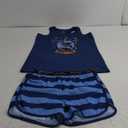 Harry Potter Big Girls' Hogwarts House Crest Racerback Tank and Shorts Pajama Lounge Set (18-20, Ravenclaw)