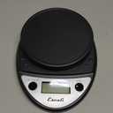 Escali Primo Digital Food Scale Multi-Functional Kitchen Scale and Baking Scale for Precise Weight Measuring and Portion Control, 8.5 x 6 x 1.5 inches, Black