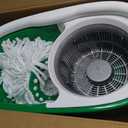 Libman Tornado Spin Mop System and 1 Refill, Mop and Bucket with Wringer Set for Hardwood Floor Cleaning, 2 Total Heads Included