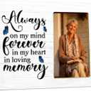 Memorial Sympathy Bereavement Gifts Picture Frame for Loss of a Loved One, In Loving Memory Wooden Picture Frames