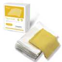 Tack Cloths (10-Pack 100% Cotton Rags, Light Yellow, 18" X 36") Professional Grade Remove Dust, Clean Surfaces for Woodworking, Painting, Automotive, Metal, Sanding, Buffing