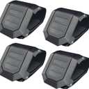 StarknightMT 4PCS UTV Windshield Clamps- Adjustable Universal Windshield Clamp Strap Kit Compatible with Polaris RZR Ranger General Maverick x3 Commander Defender Teryx Talon Pioneer Uforce