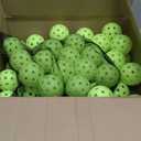 4/6/12/20/50/100 pcs Pickleball Balls,40 Hole Indoor Pickleball Balls,8mm Precision Drilled-Spaced Pickle Ball Set-Profession Plastic Ball for Pickleballs Paddles and Indoor Floor Sport Court