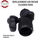 Air Intake Cleaner Hose REPLACES# 25783713 Fits for 2009 2010 2011 Buick Enclave Chevy Traverse GMC Acadia Saturn Outlook, Intake Boot Tube Outlet Duct