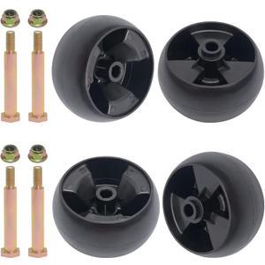 KOOTANS Deck Wheels for Cub Cadet Zero Turn Craftsman MTD 734-04155 Toro 112-0677, 5" Deck Wheel Kit with Bolts and Nuts (4 Pack)