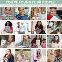 bloom daily planners 2026 Calendar Year Monthly Hanging Wall Calendar (January through December 2026) - Large 11 x 17 - Paint Strokes